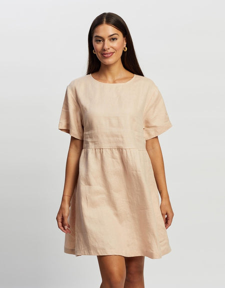 Zavi Shirt Dress - Sand