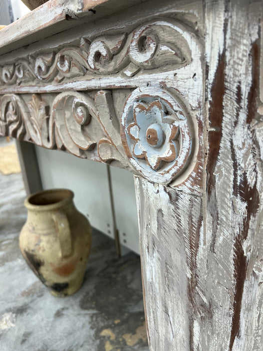 Wood Console  ~ Vintage  ~ Teak timber
