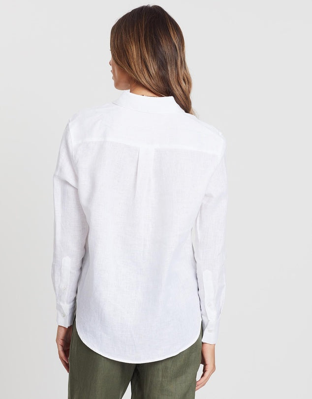 Katie Shirt ~ Long Sleeve - White