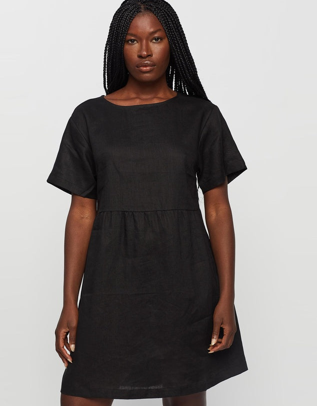 Zavi Shirt Dress - Black