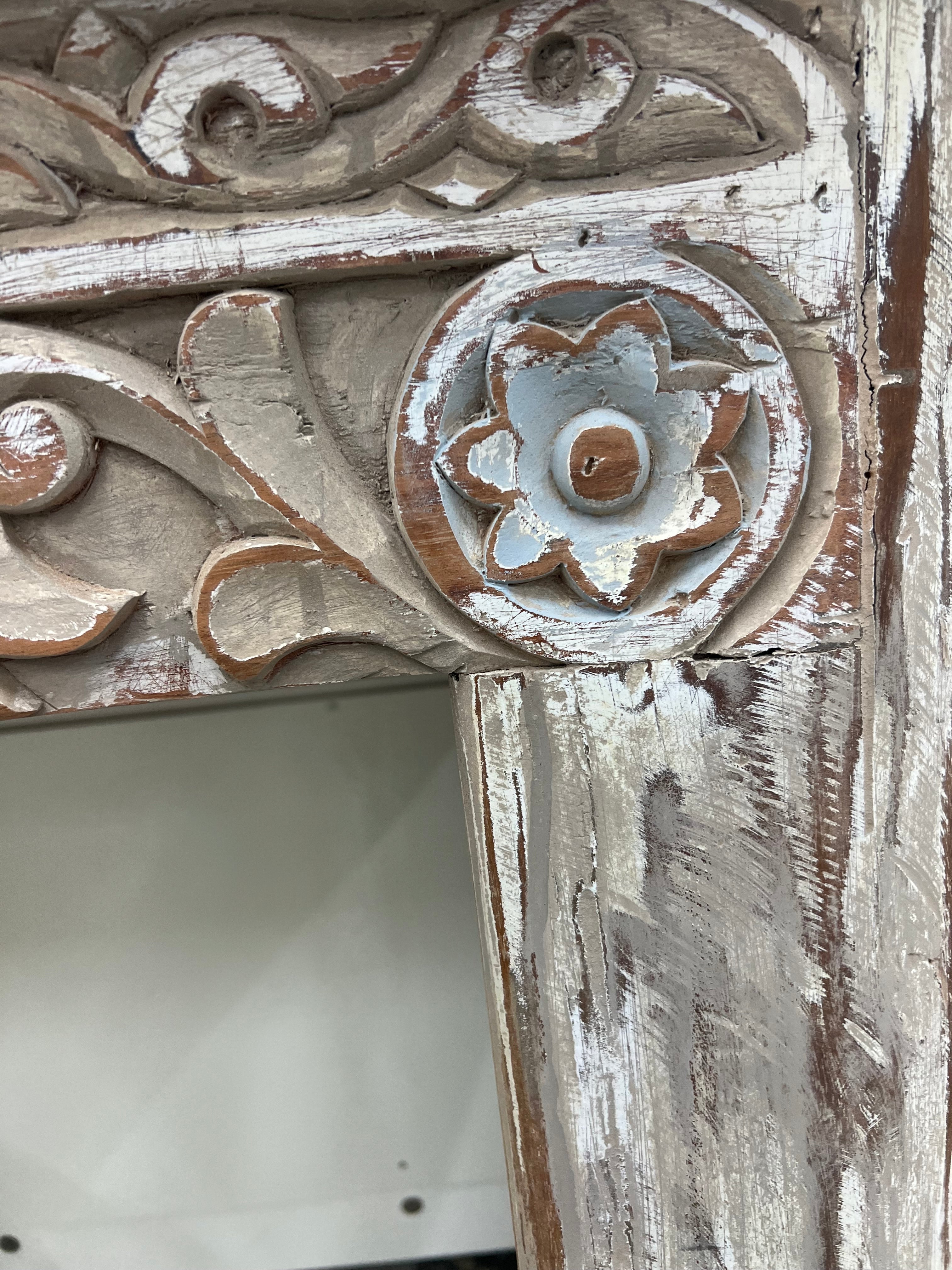 Wood Console  ~ Vintage  ~ Teak timber