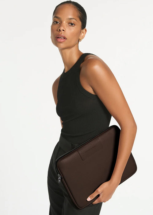 Before I Leave Laptop Case //cocoa - 13/14” ~ Status Anxiety ~