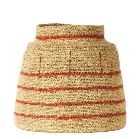 Halm Stripe Woven Basket // ~ Chosen by 1848 ~