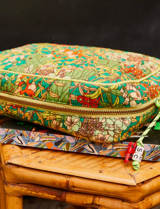 Francesca Vanity Bag Cosmetic Bag ~ Sage x Clare ~