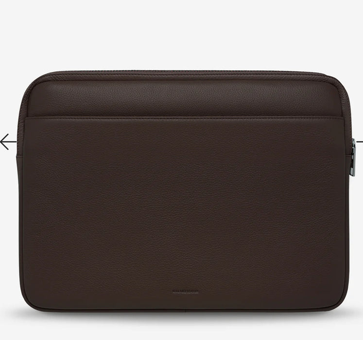 Before I Leave Laptop Case //cocoa - 13/14” ~ Status Anxiety ~
