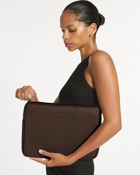 Before I Leave Laptop Case //cocoa - 13/14” ~ Status Anxiety ~