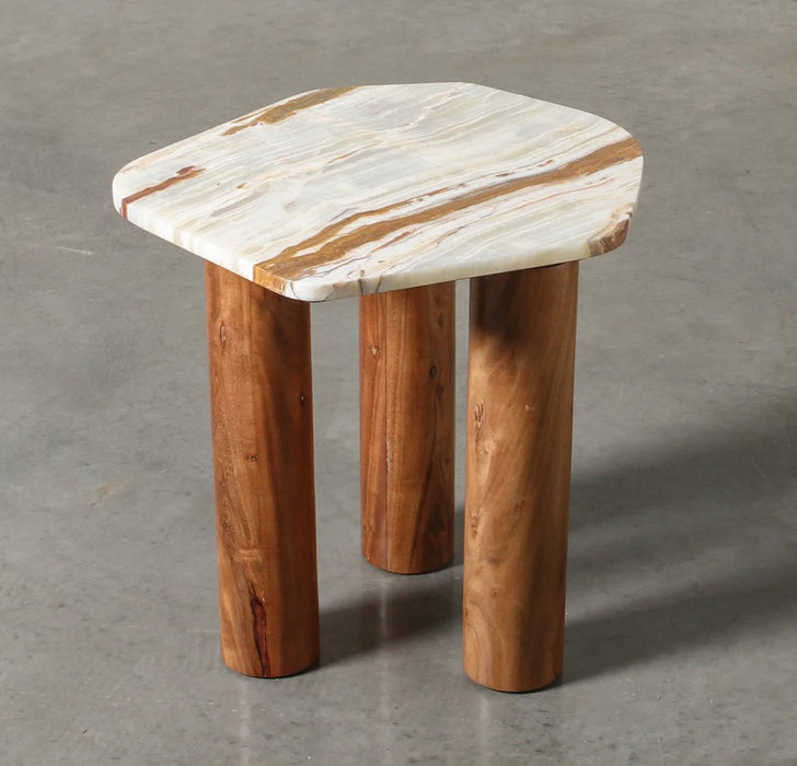 Waverly Table Onyx Travertine