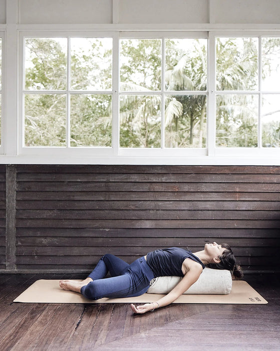 Ground Up Yoga Bolster | Natural Recycled ~ Pony Rider ~