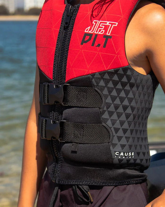 Jetpilot The Cause Youth Neo Life Jacket - Red