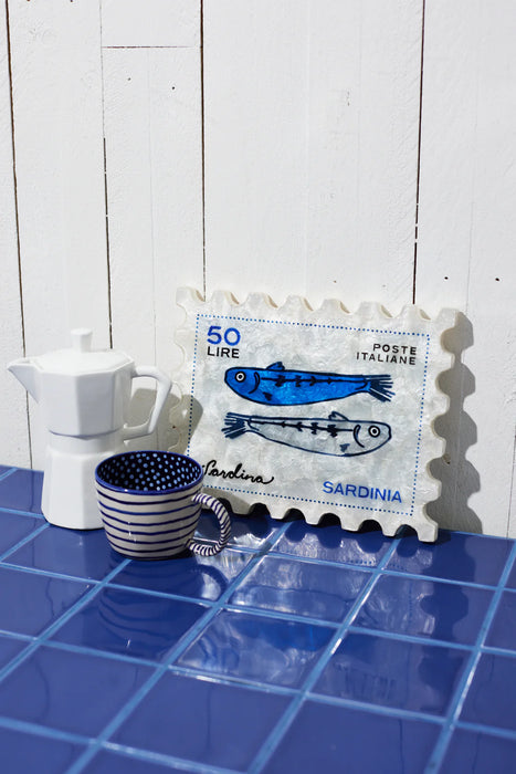 SARDINA STAMP //  BLUE ~ Jones & Co