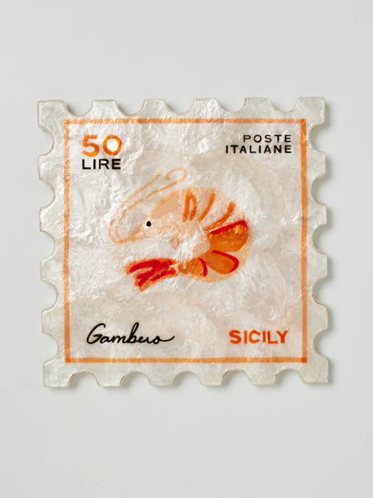 GAMBERO STAMP //  RED ~ Jones & Co