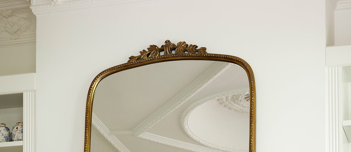 Belle Vie Full Mirror - Antique Gold ~ French Country Collections