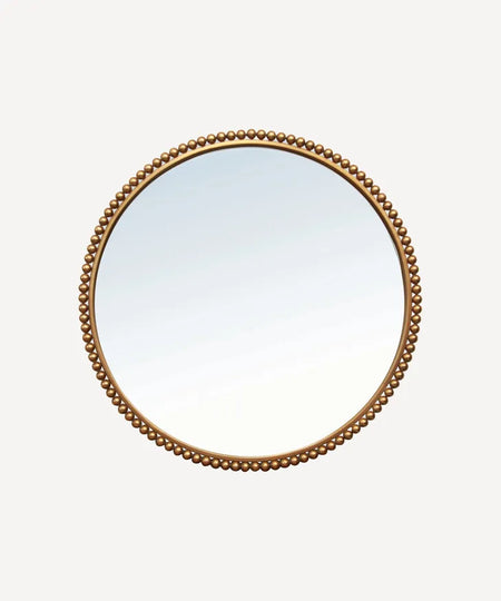 Beaded Round Mirror ~ French Country Collections
