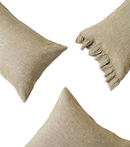 Moss Ruffled Pillowcases ~ Society Of Wanderers ~