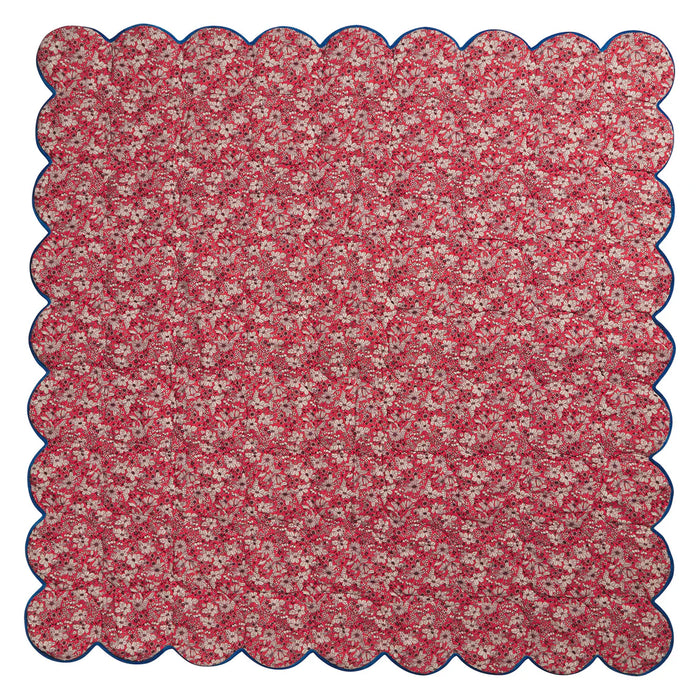 Evette Scalloped Quilted Coverlet ~ Sage x Clare ~