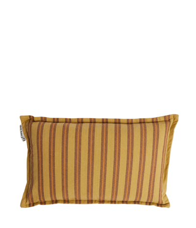 Lil Safari Stripe Cushion | Golden Tan | 35*55  Organic Canvas Sham  Pillowcase ~ Pony Rider ~