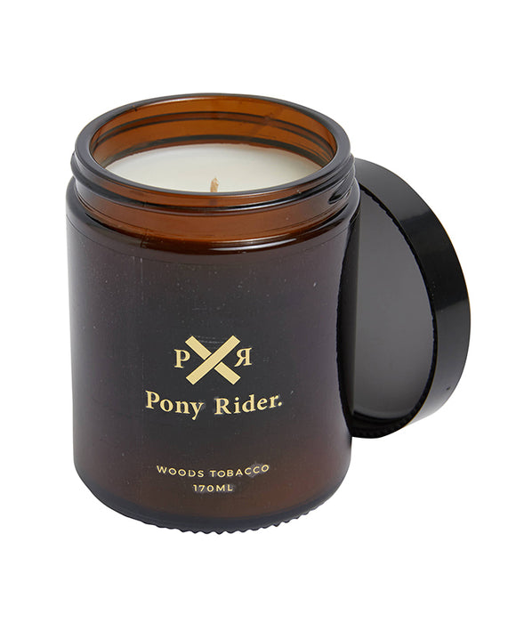 Candle - Woods - Tobacco ~ Pony Rider ~