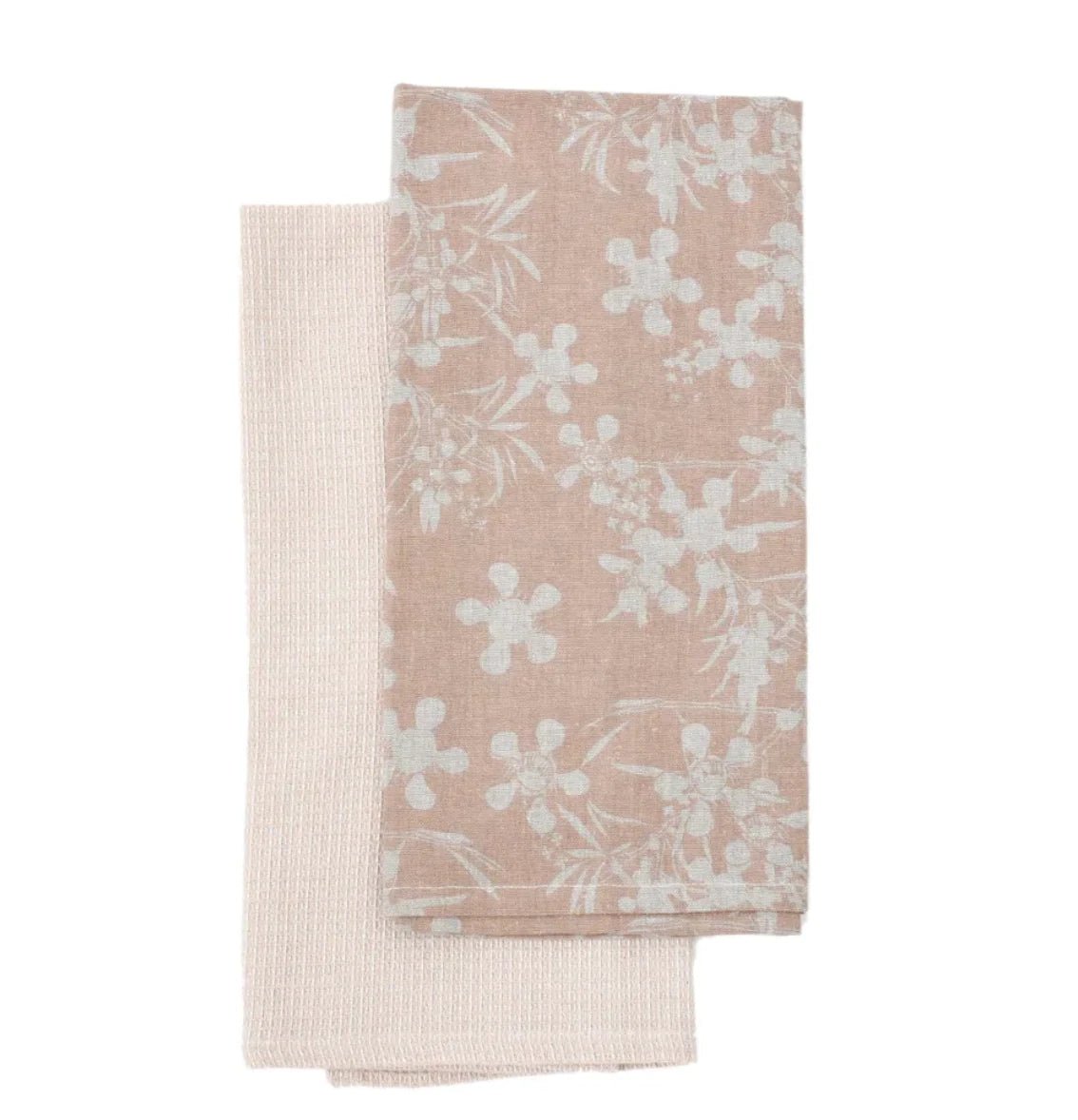 Myrtle Tea Towel S/2 Clay Tea Towel Set //Clay ~ Raine & Humble ~