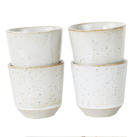 Latte Cups 4pk // Ritual White  ~ Robert Gordon ~