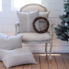FAVORITED CUSHION COVER – White ~ French Consul ~ 60 x 40