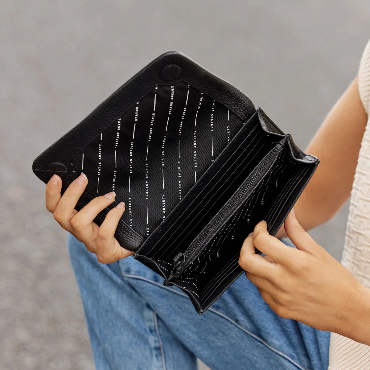 Remnant Wallet // Black ~ Status Anxiety ~