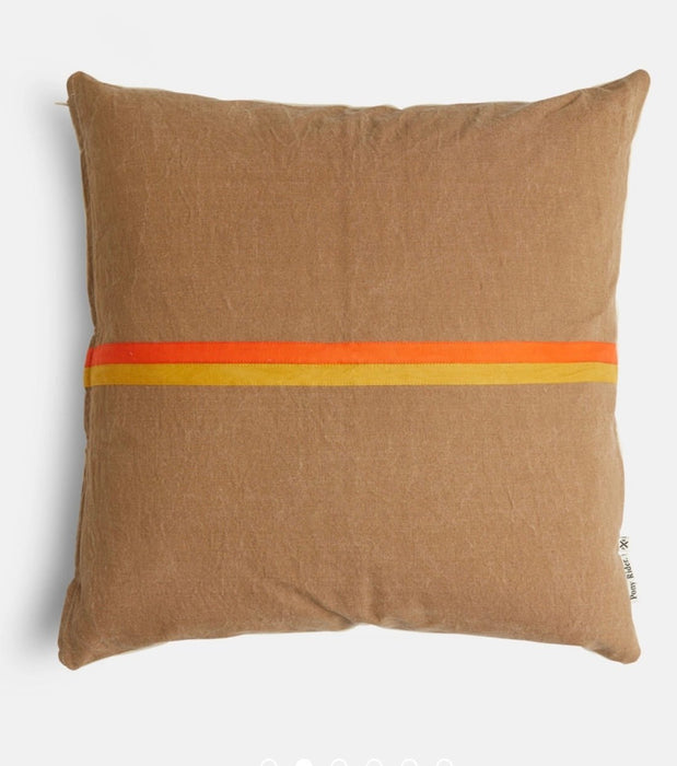 Wanderful Toffee brown / clay / Tangerine Cushion Cover ~ Pony Rider ~