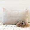 FAVORITED CUSHION COVER – Grey ~ French Consul ~ 60 x 40