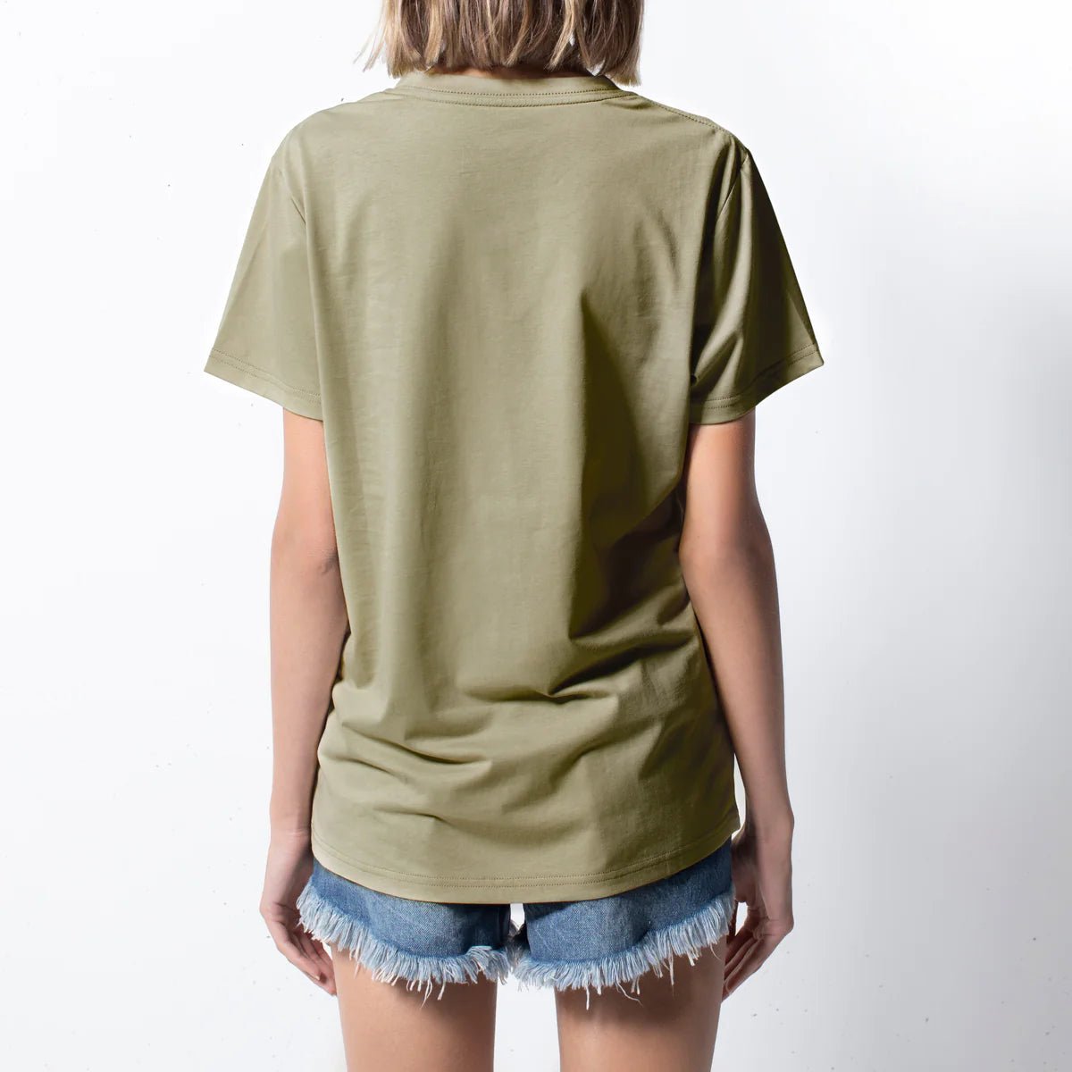 THINK IT OVER WOMEN'S TEE // CLASSIC TEE / SAGE ~ Status Anxiety ~