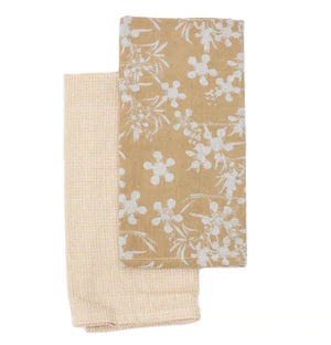 Myrtle Tea Towel S/2 Honey Tea Towel Set // Honey ~ Raine & Humble ~