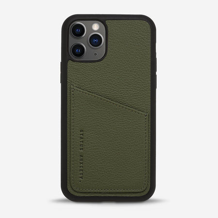 WHO’S WHO  iPhone 12 Pro Max Case // Khaki~ Status Anxiety ~