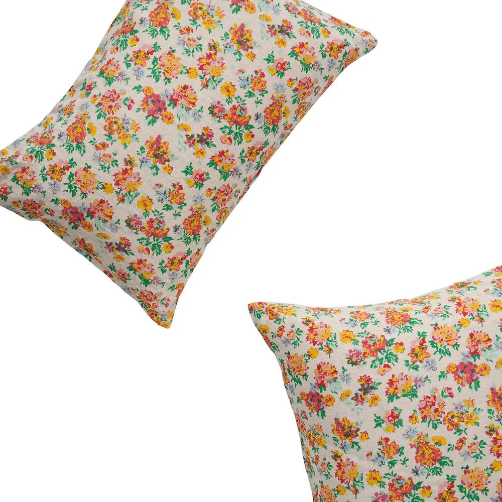Wilma Floral Pillowcases ~ Society Of Wanderers ~