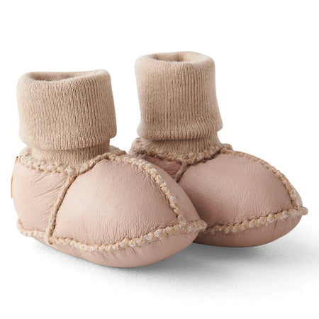 NATURAL ALMOND BABY BOOTIES