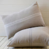FAVORITED CUSHION COVER – White ~ French Consul ~ 60 x 40