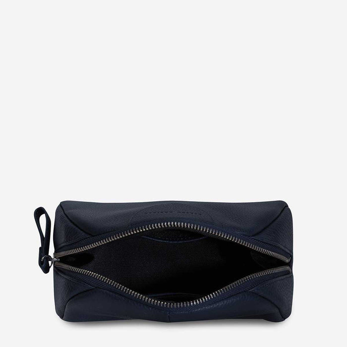 Status Anxiety Adrift Cosmetic Bag // Navy ~ Status Anxiety ~  1848 Collection  