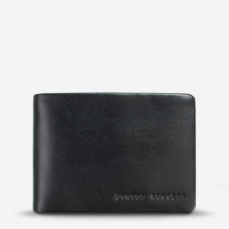 Status Anxiety Jonah Wallet // Black ~ Status Anxiety ~  1848 Collection  