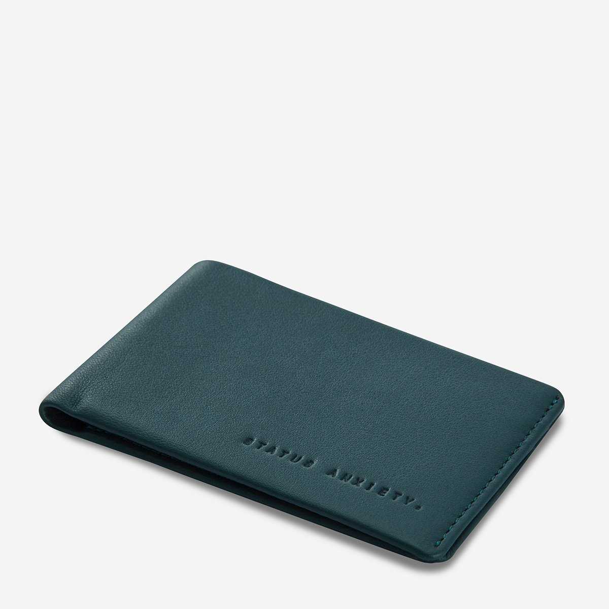 Status Anxiety Quinton Wallet // Teal ~ Status Anxiety ~  1848 Collection  